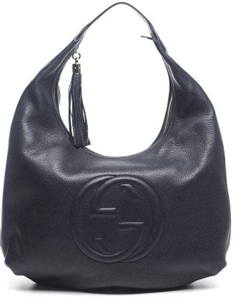 gucci disco bag navy|Gucci hobo bag navy blue.